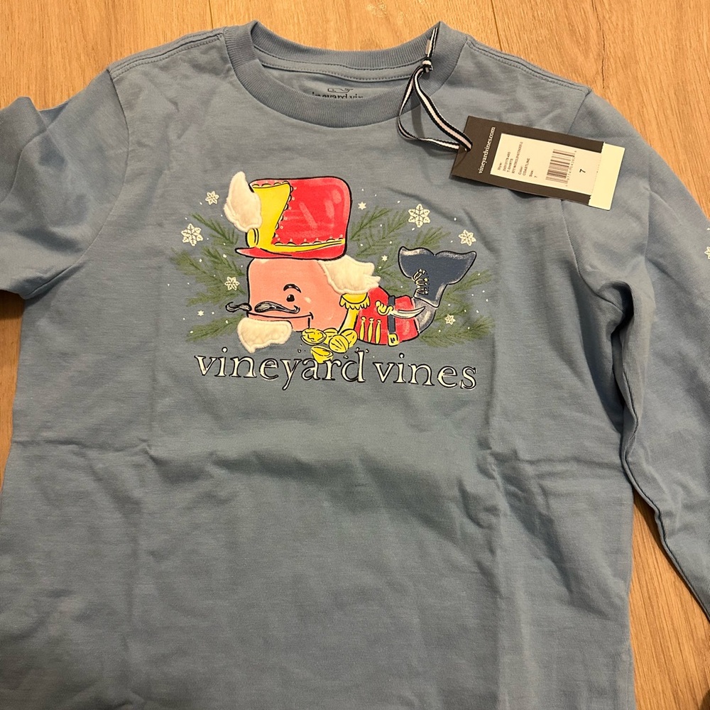 NWT Vineyard Vines boys size 7 long sleeve tshirt
